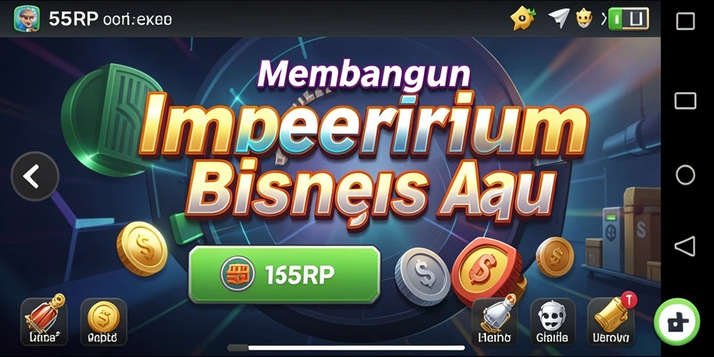 Tangkapan layar menunjukkan gameplay menarik yang penuh strategi bisnis.