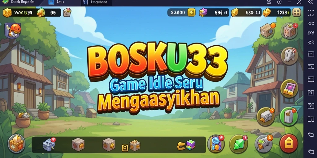 Screenshot gameplay menampilkan momen seru dalam BOSKU33.
