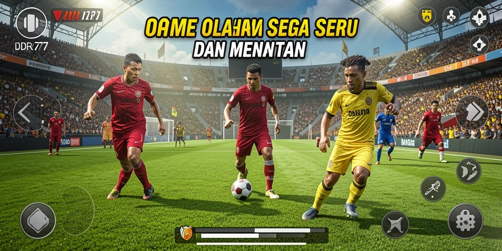 Screenshot dari gameplay IDR77 yang menampilkan aksi olahraga yang seru.