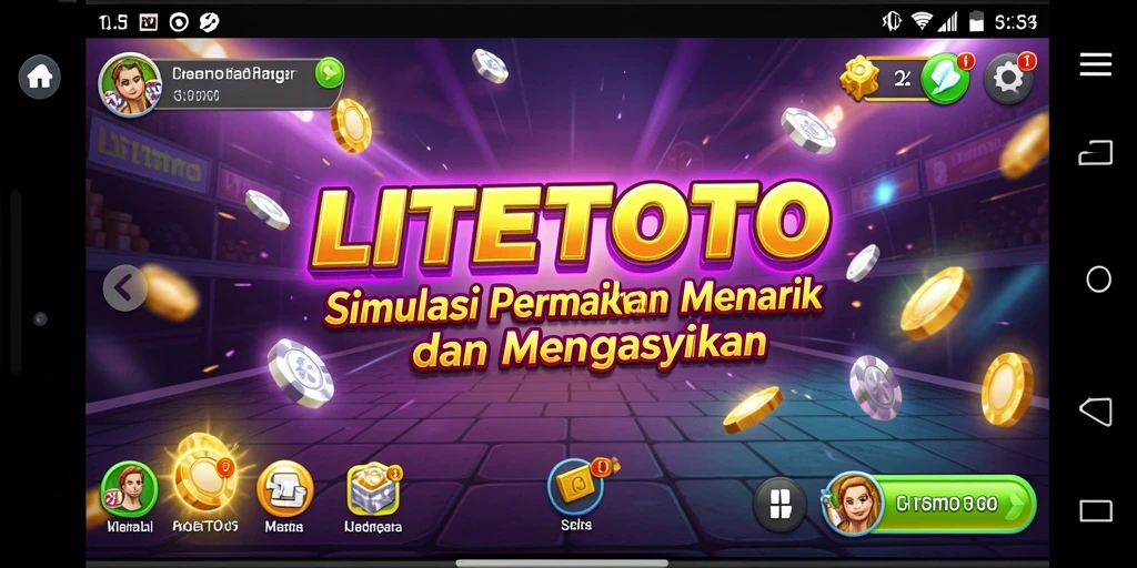 Tampilan gameplay menarik dari LITETOTO yang memukau.