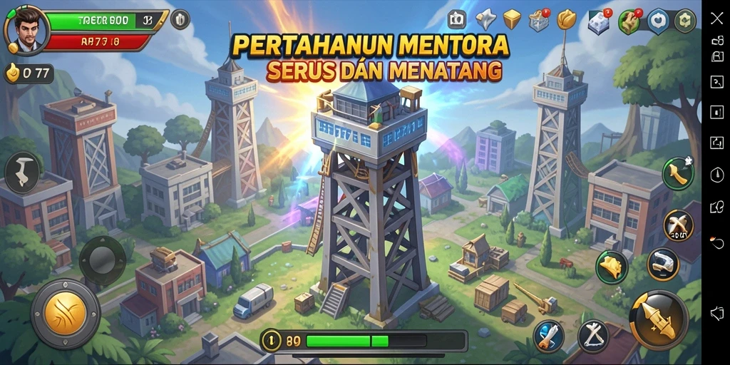 Tampilan gameplay RP777 yang menegangkan dan strategis.