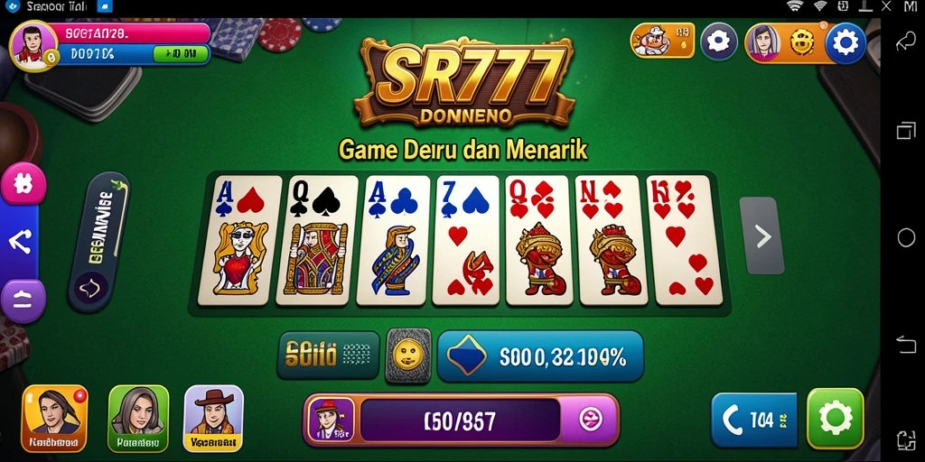 Tampilan gameplay Domino yang menarik dan interaktif.