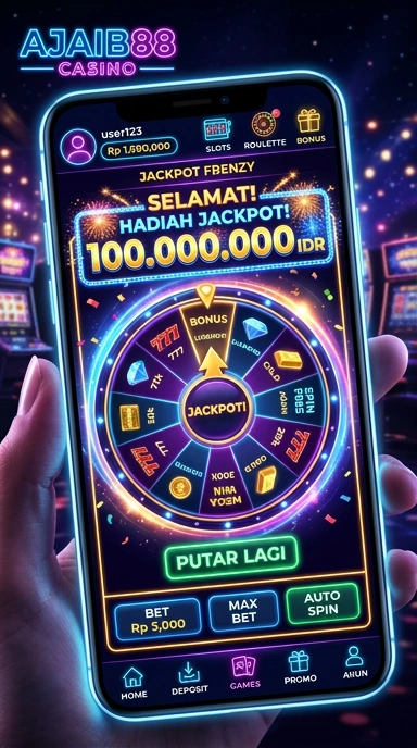 Tangkapan layar yang menunjukkan antarmuka pengguna aplikasi ajaib88.