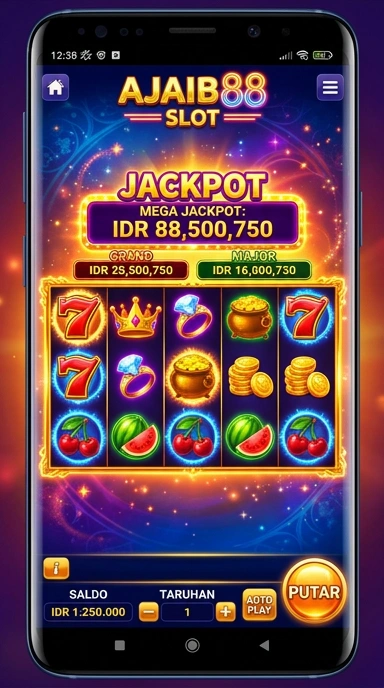 Gambaran sederhana tentang kemudahan navigasi di aplikasi ajaib88.